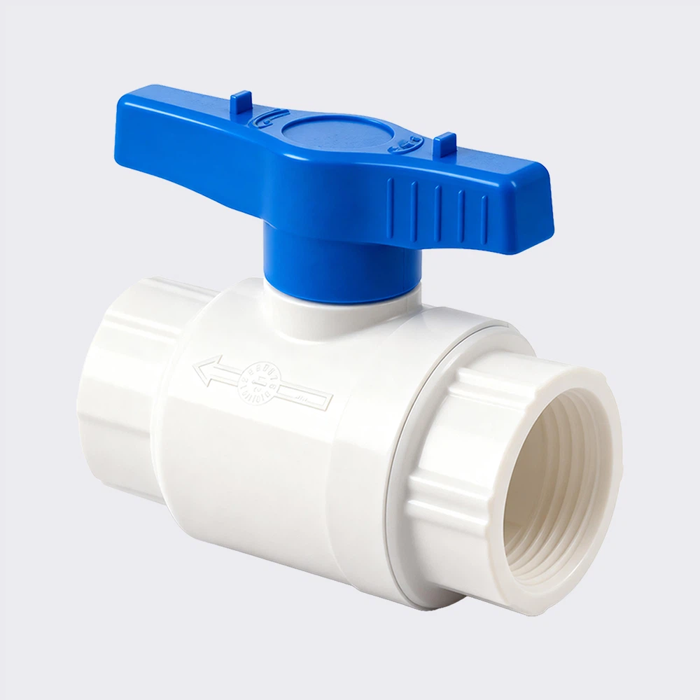 Two-Piece PVC Ball Valve (plastic handle ) 14 two pieces ball valve1