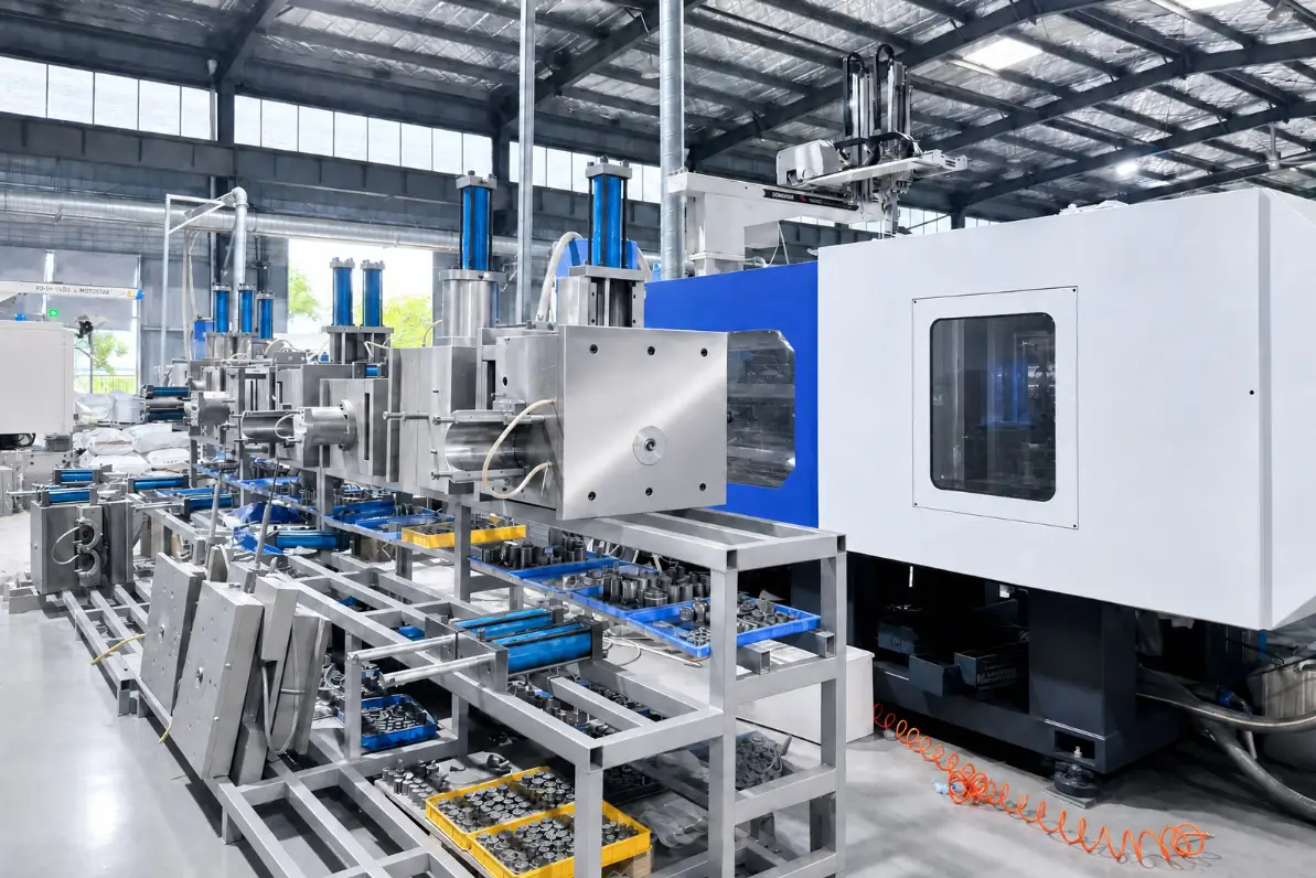 injection-molding-workshop-valves-fittings 2 Advanced injection molding workshop for industrial valves and fittings manufacturing