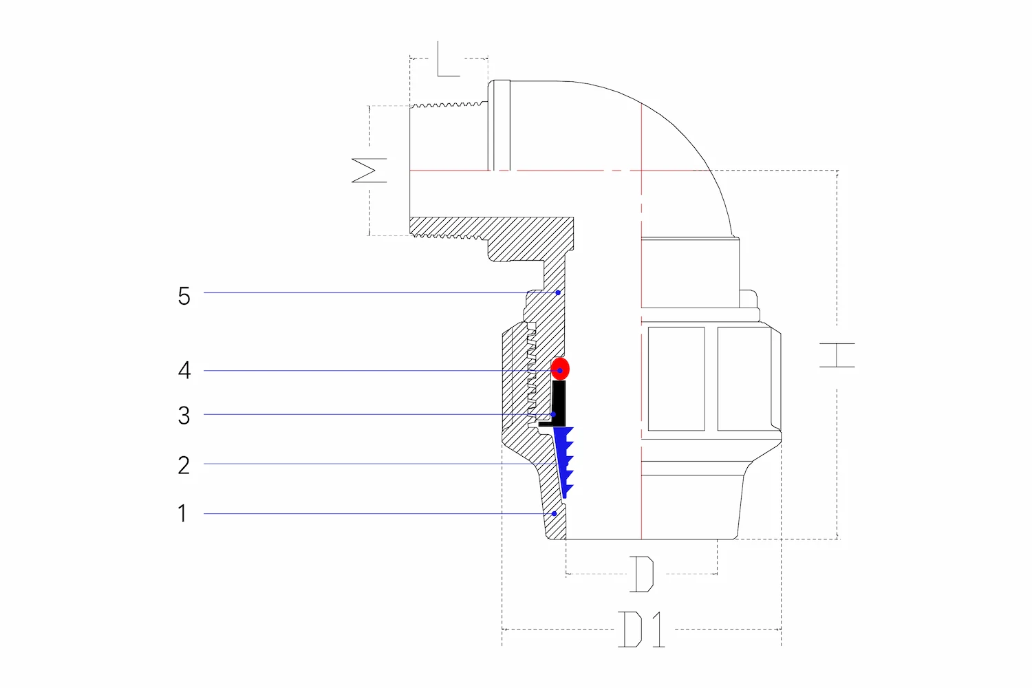 pp-compression-fitting-male-elbow-structure-diagram-china 7 pp compression fitting male elbow structure diagram china 1