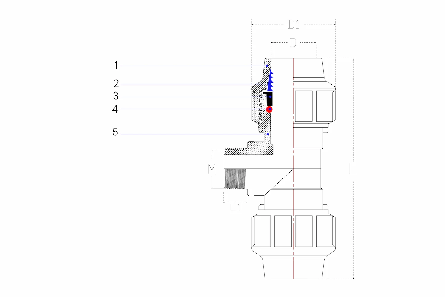pp-compression-fitting-male-tee-structure-diagram-china 7 pp compression fitting male tee structure diagram china 1