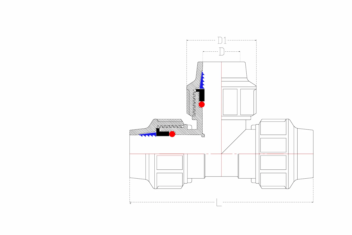 pp-compression-fitting-tee-structure-diagram-china 7 pp compression fitting tee structure diagram china 1