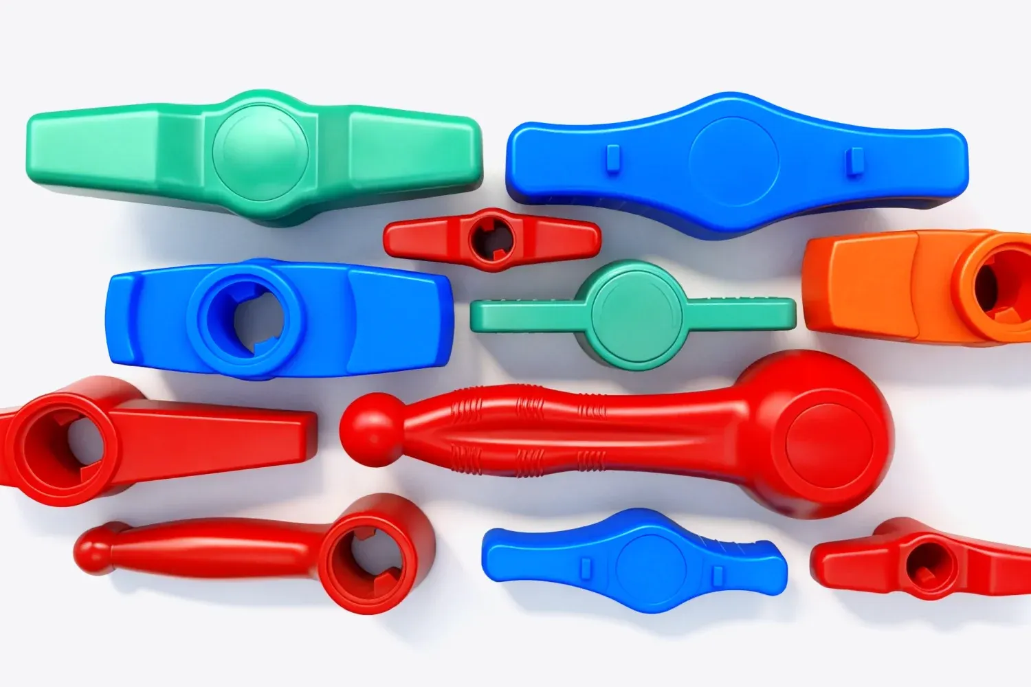 pvc-union-valve-handle-options 4 PVC union valve with multiple handle options