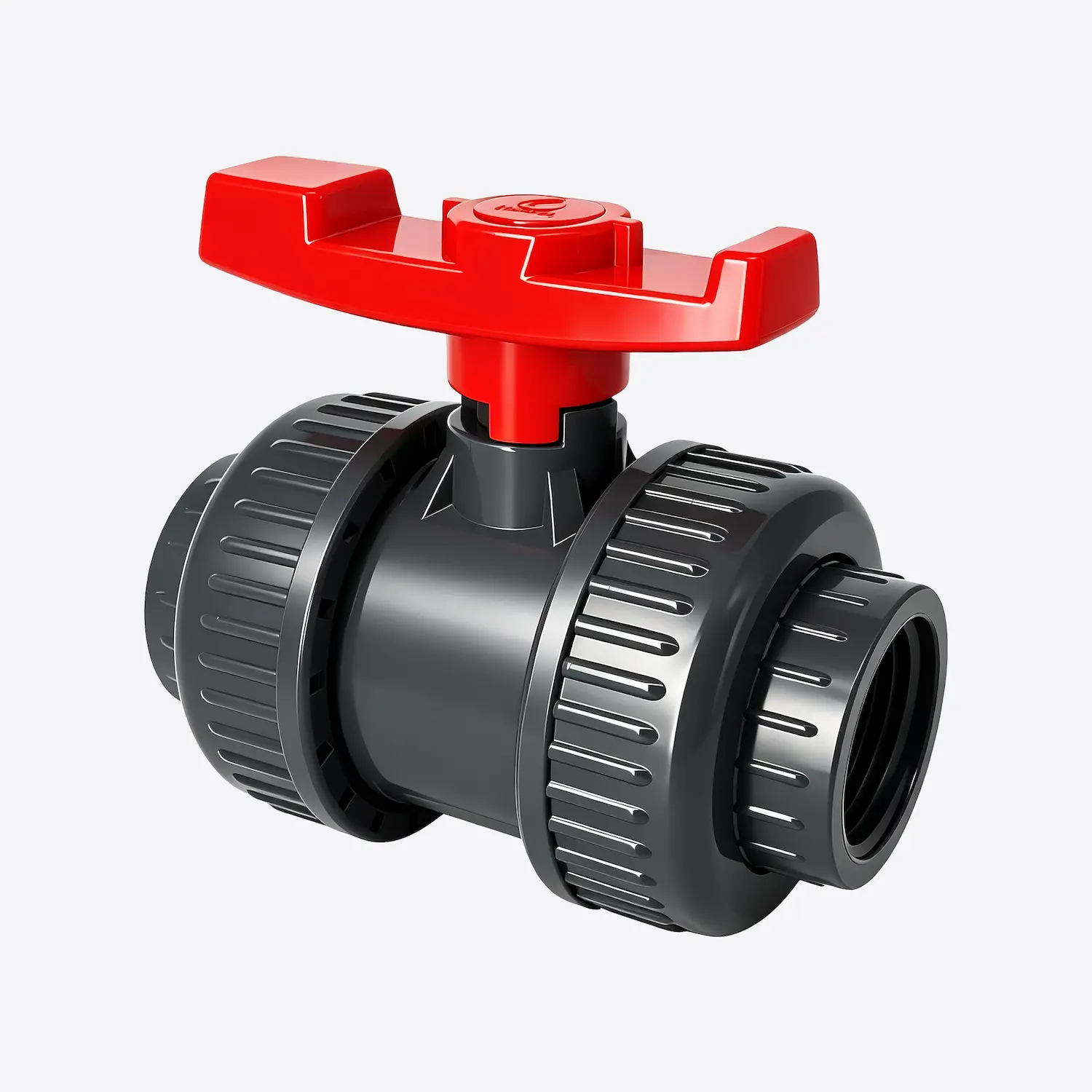 PVC-U Double Union Ball Valve 12 PVC U Double Union Ball Valve True Union Design4
